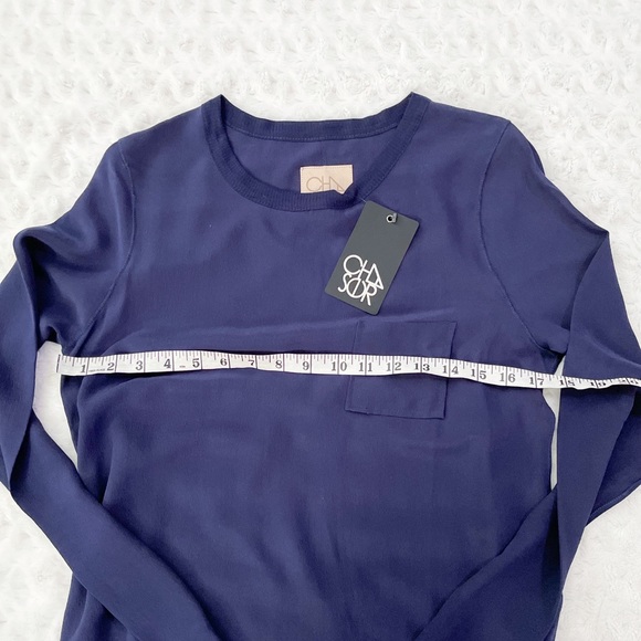 NWT- CHASER bundle semi sheer pocket long sleeve tops - Picture 5 of 12